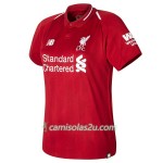 Camisolas de Futebol Liverpool Mulher Equipamento Principal 2018/19 Manga Curta